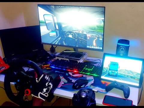 Transporting an excavator in London- Euro Truck Simulator 2 | Steering wheel gameplay