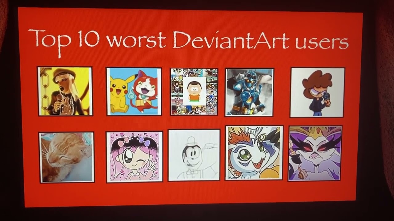 My Top 10 Worst Deviantart Users Part 1.
