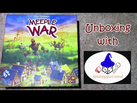 Meeple War Unboxing with Strategywizard