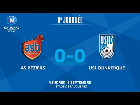 J6 : AS Béziers - USL Dunkerque, le replay