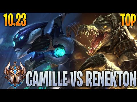 Camille vs Renekton - Top - KR Challenger 10.23