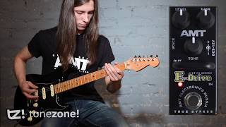Video thumbnail for AMT Electronics Drive Mini Series Pedals Shootout – Single Coils by ToneZone!