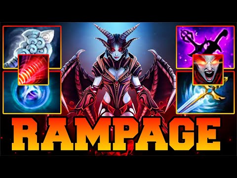 QOP Dota 2 Mid Rampage Carry Meta - Best Queen OF Pain Build Pro Gameplay Guide Tutorial 7.33