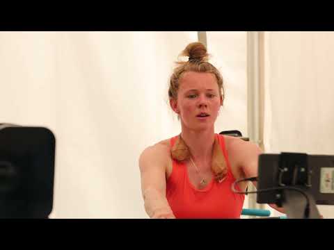 2023 European Champion W1x - Karolien Florijn warming up on RP3 before her winning race