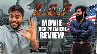 KGF CHAPTER 2 MOVIE REVIEW | KGF CHAPTER 2 USA PREMIER REVIEW | Americalo Telugu Abbayi