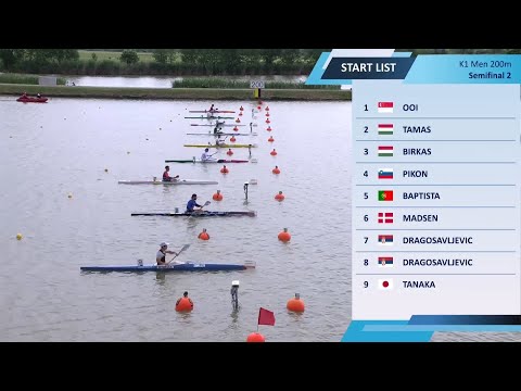 K1 Men's 200m Semi Final 2 / 2024 Canoe-Kayak Sprint European Paris Olympic Qualifier Szeged