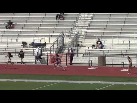 P Mata - FSG 300m H at Beach Cities 3-29-14 - Los Alamitos Girls