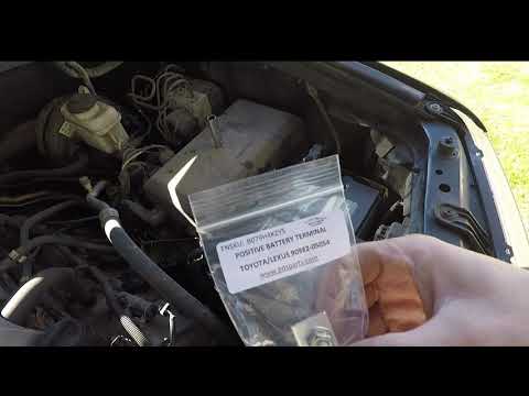 Replacing 2008 Toyota Tundra battery terminals and Eds Parts battery terminals review