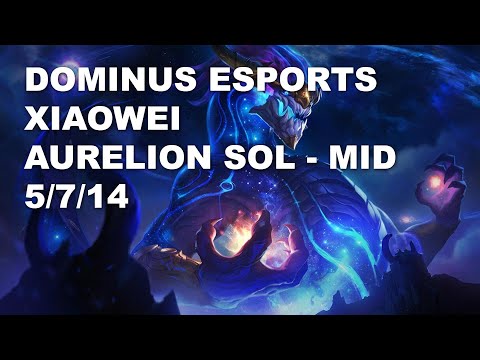 Dominus Esports Xiaowei Mid Aurelion Sol vs Galio - KR Challenger Rank Game