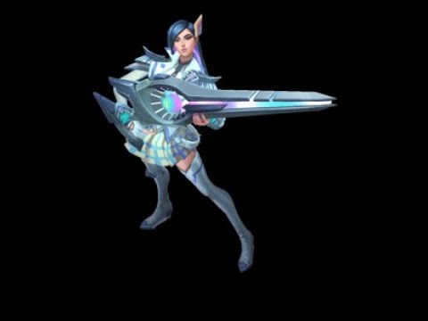 Battle Academia Caitlyn (Pearl) Chroma - League of Legends