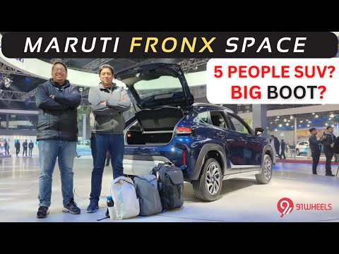 Maruti Fronx SUV cabin & boot space review || Luggage & passenger space
