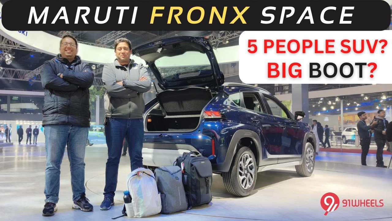 Maruti Fronx SUV cabin & boot space review || Luggage & passenger space