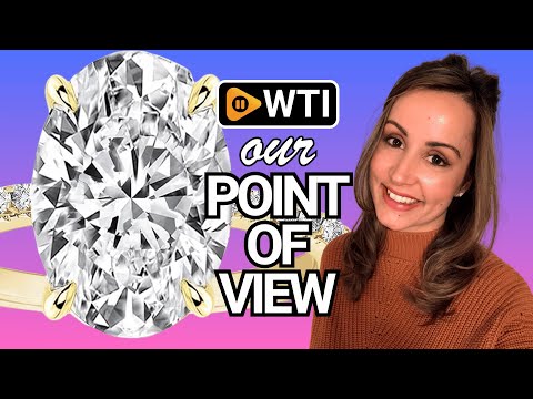 5.5CT Oval Engagement Rings for Women - WTI product video review