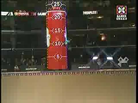 Danny Way mega ramp crash x games 14