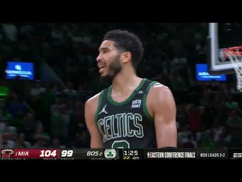 HEAT VS CELTICS FINAL 4 MINUTES HIGHLIGHTS! BUTLER TAKE OVER!