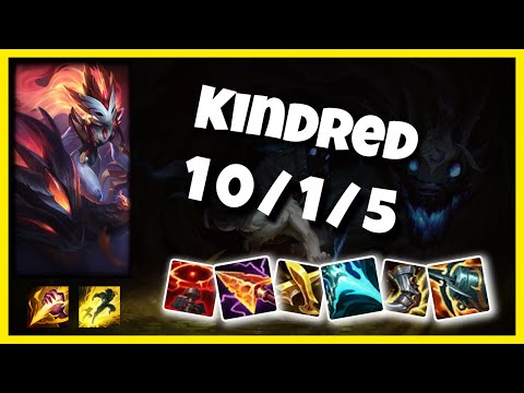 Kindred vs Nidalee KOREAN Challenger JUNGLE (10/1/5) - v10.24