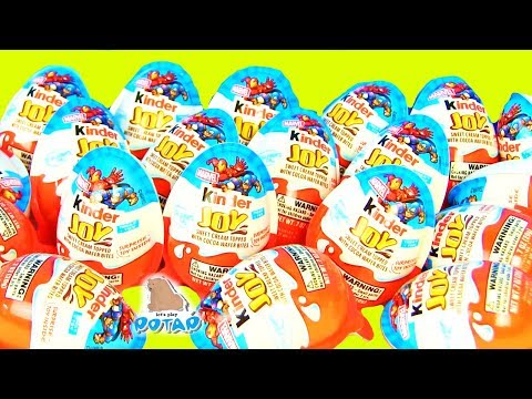 Яйца с сюрпризом! Kinder Eggs Marvel Супергерои в Сюрприз Шариках! Видео для детей! Киндер Сюрприз