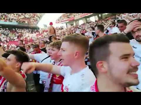 Cannstatter Kurve feiert den Klassenerhalt! VfB Stuttgart - 1.FC Köln, 14.05.2022