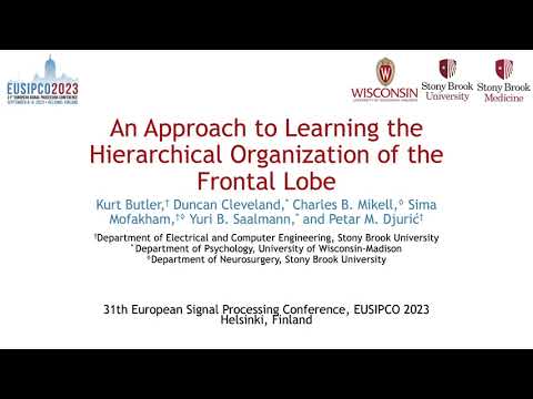 EUSIPCO 2023: An Approach to Learning the Hierarchical Organization of the Frontal Lobe