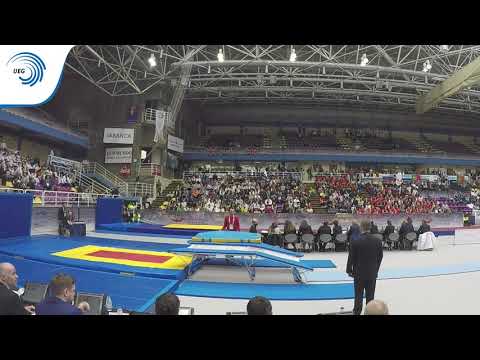 David FRANCO (ESP) - 2016 Double Mini-Trampoline junior Europeans, final