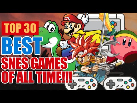 Top 30 Best Super Nintendo Games of All Time || [SNES Games]