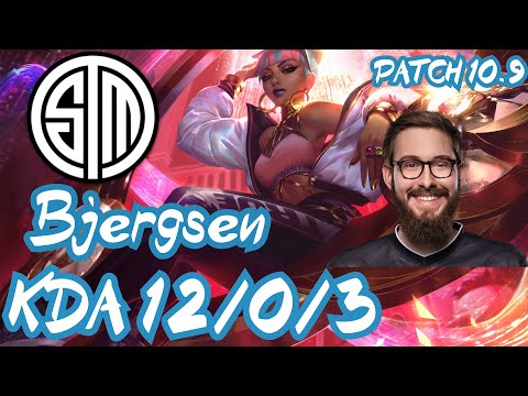 TSM Bjergsen QIYANA vs KASSADIN MID - NA CHALLENGER - PATCH 10.9