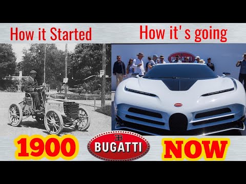 Bugatti Evolution (1900 - NOW ) || Bugatti History