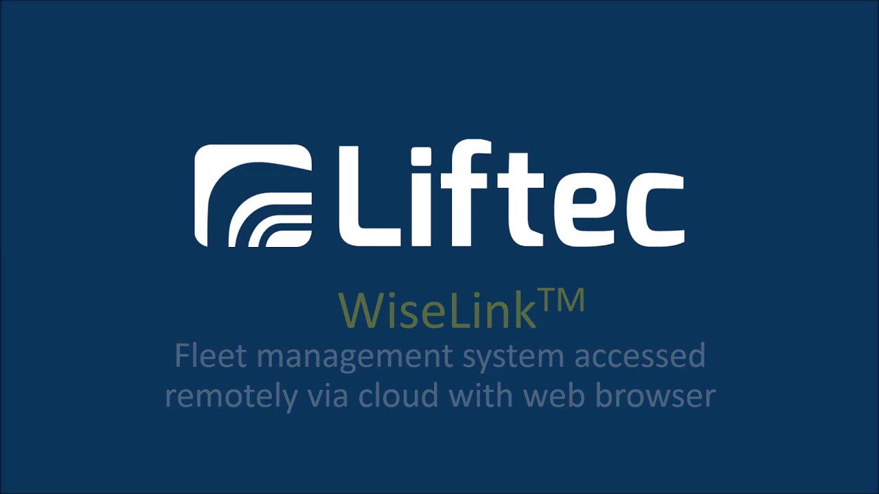 NT Liftec WiseLink™ Fleet Mangement System