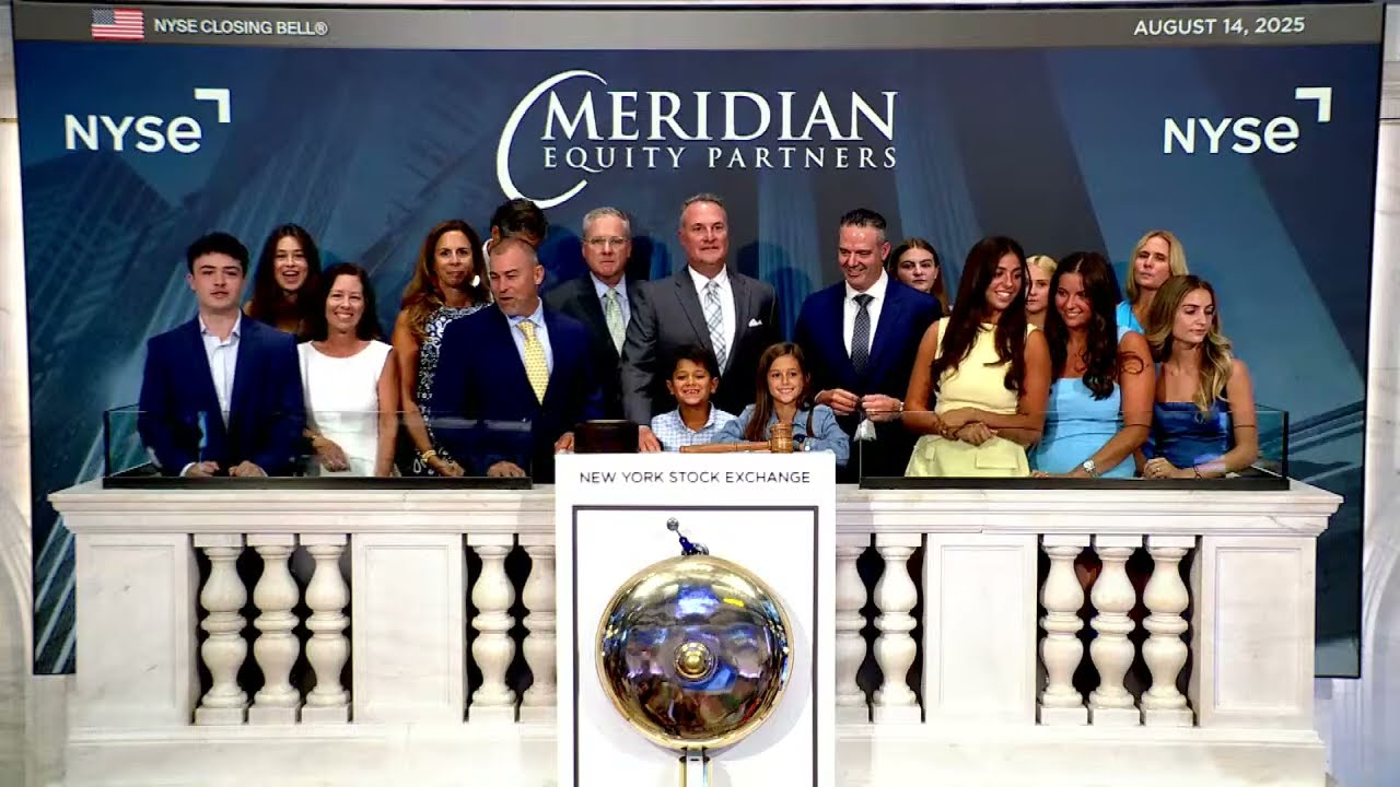 The NYSE welcomes Meridian Equity Partners to celebrate 20 years since founding!
