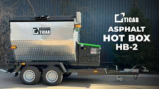 Benne chauffante pour asphalte TICAB Manufacturer HOT BOX \ Asphalt Heater 1.8 m³ , HB-2 à vendre - Image 4 | Machineryline GA Benne chauffante pour asphalte TICAB Manufacturer HOT BOX \ Asphalt Heater 1.8 m³ , HB-2 neuve | Image 4 - Machineryline