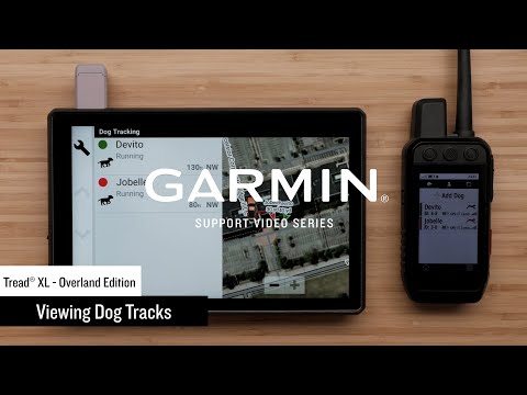 Support: Viewing Dog Tracks on the Tread® XL Overland Edition