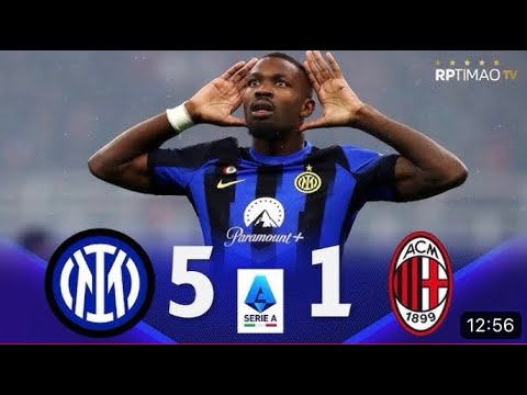 Inter  5 . 1 Milan A 2023 ] 24 Extended Goals Highlights