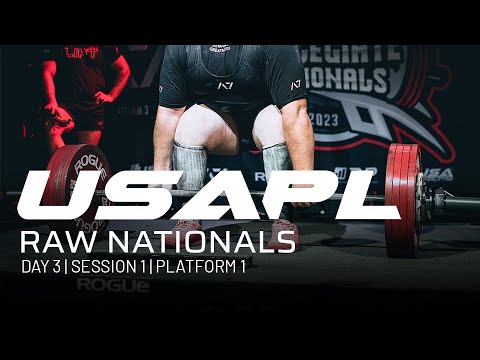 2023 USAPL Raw Nationals | Day 3 - Session 1 - Platform 1