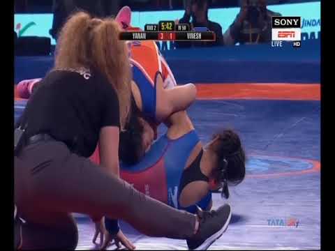 PWL 3 Day 17 : Sun yanan VS Vinesh Phogat at Pro Wrestling Season 3|Highlights
