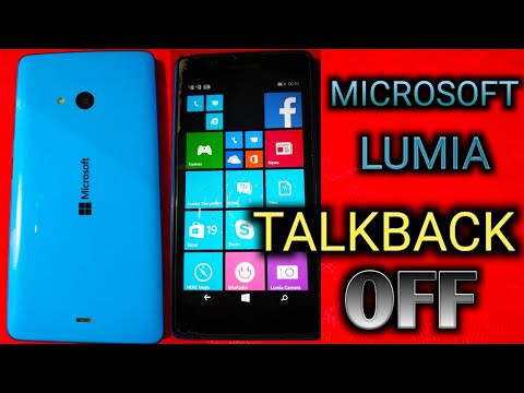 ALL MICROSOFT LUMIA TALK BACK OFF | DISABLE NARRATOR | MICROSOFT ACCESSIBILITY PHONE |  ManojRawal
