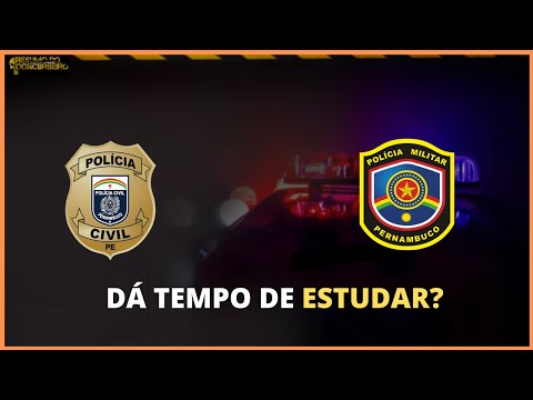 PMPE E PCPE │DÁ TEMPO DE ESTUDAR?