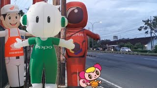 Download lagu Balon Joget Robot Merah rusak dan kotor bonus robot Oppo mp3
