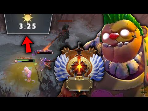 INSANE 3MINS = 4KILLS 6K MMR Pudge Enemy Safelane is Destroyed!!