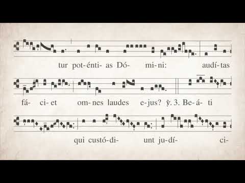 Dominica II Quadragesima: Tractus   Confitemeni