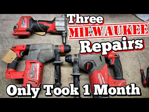 3 broken Milwaukee tools, all 3 repaired. But It did take a whole month. 