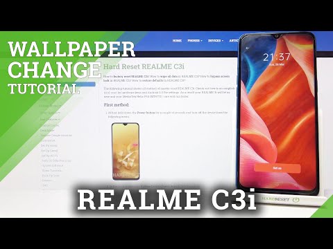 Realme C3i - Default Wallpapers Presentation