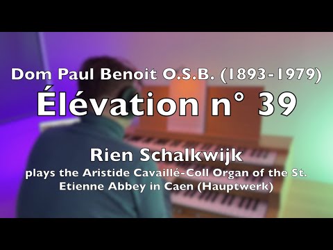 DIVINE BEAUTY: Élévation n° 39  | Dom Paul Benoit O.S.B. (1893-1979) | By Rien