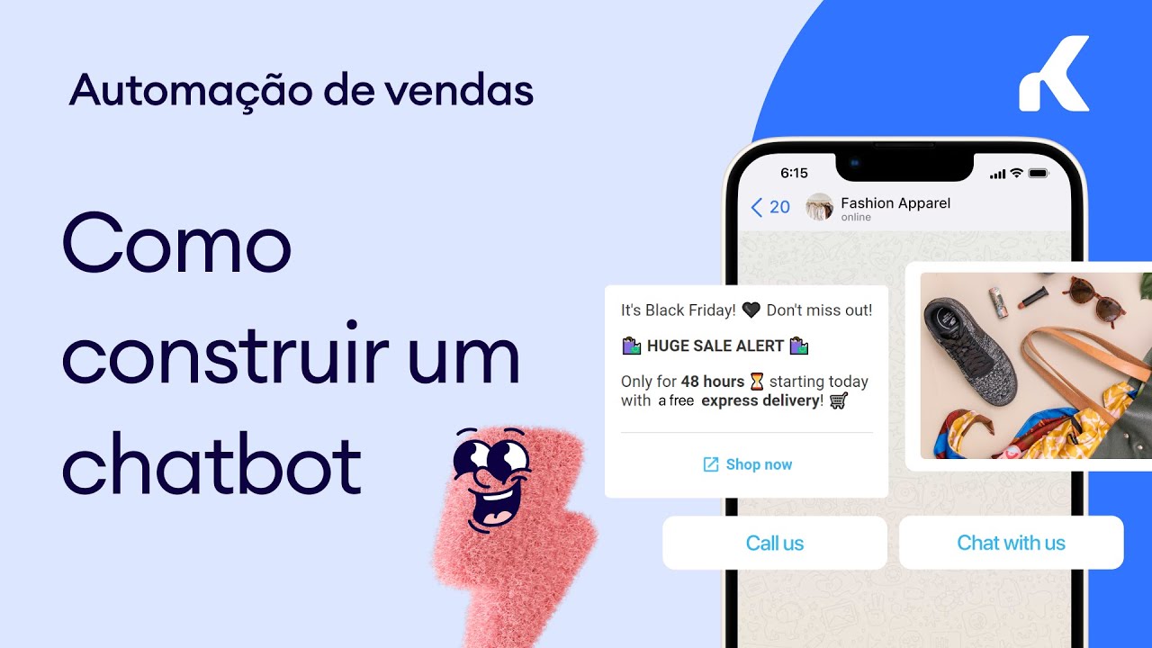Como construir um chatbot na Kommo | Salesbot da Kommo