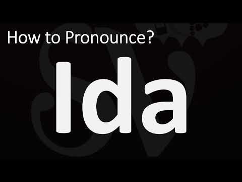 How to Pronounce IDA? (CORRECTLY)