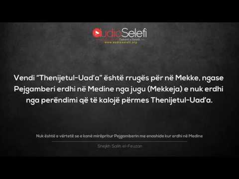 Nuk është e vërtetë se e kanë mirëpritur Pejgamberin me enashide kur erdhi në Medine