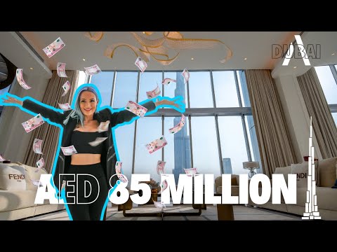 Inside AED 85,000,000 MOST Luxurious Burj Khalifa View Penthouse