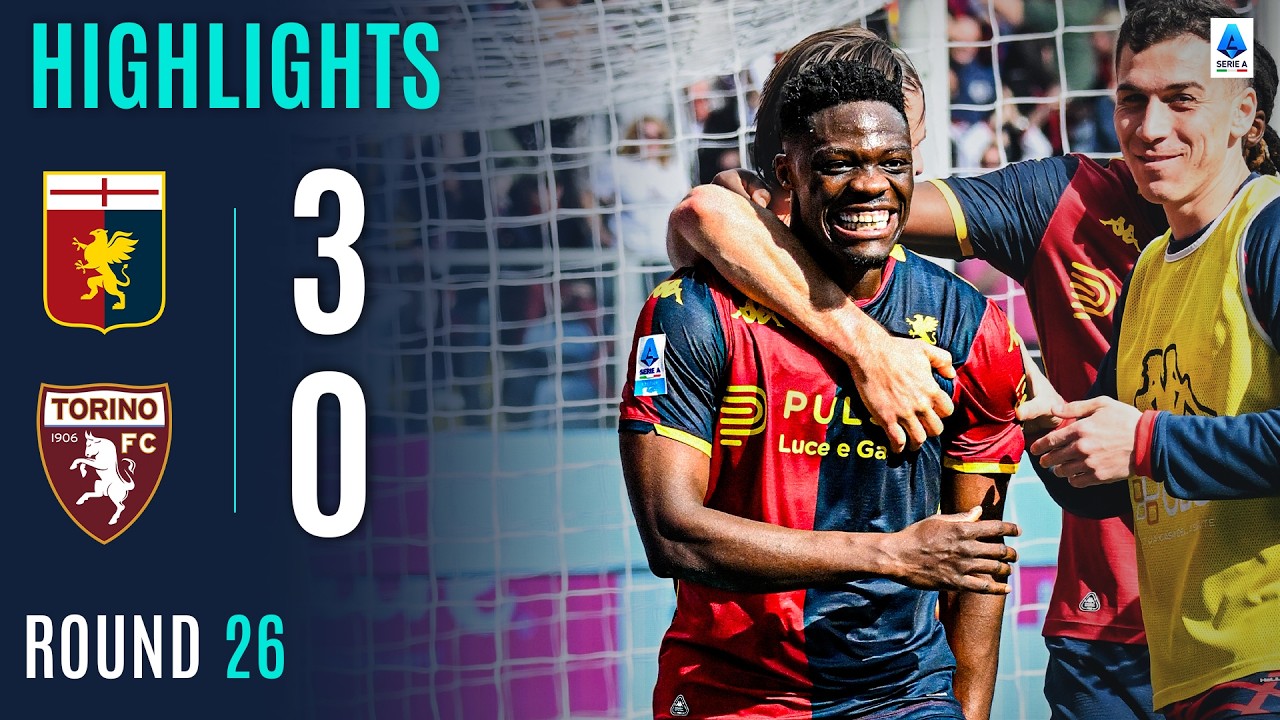 GENOA-TORINO 3-0 | HIGHLIGHTS | Comfortable Win For The Grifone | Serie A 2025/26