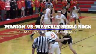 No. 5 Marion rallies past Waverly-Shell Rock in boys' basketball substate semifinals