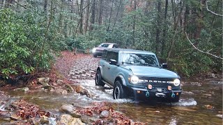 Tennessee Offroading Ford Bronco and Jeep Cherokee Trailhawk | Dick's Creek Trail