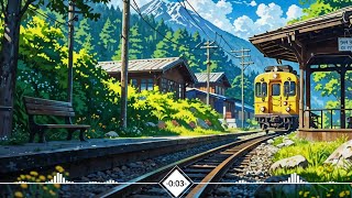 Relaxing Music Train Station 🚉 🏞🌿